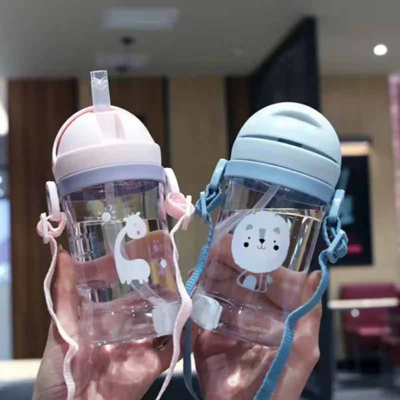 350ml Kids Gravity Cup with Straw