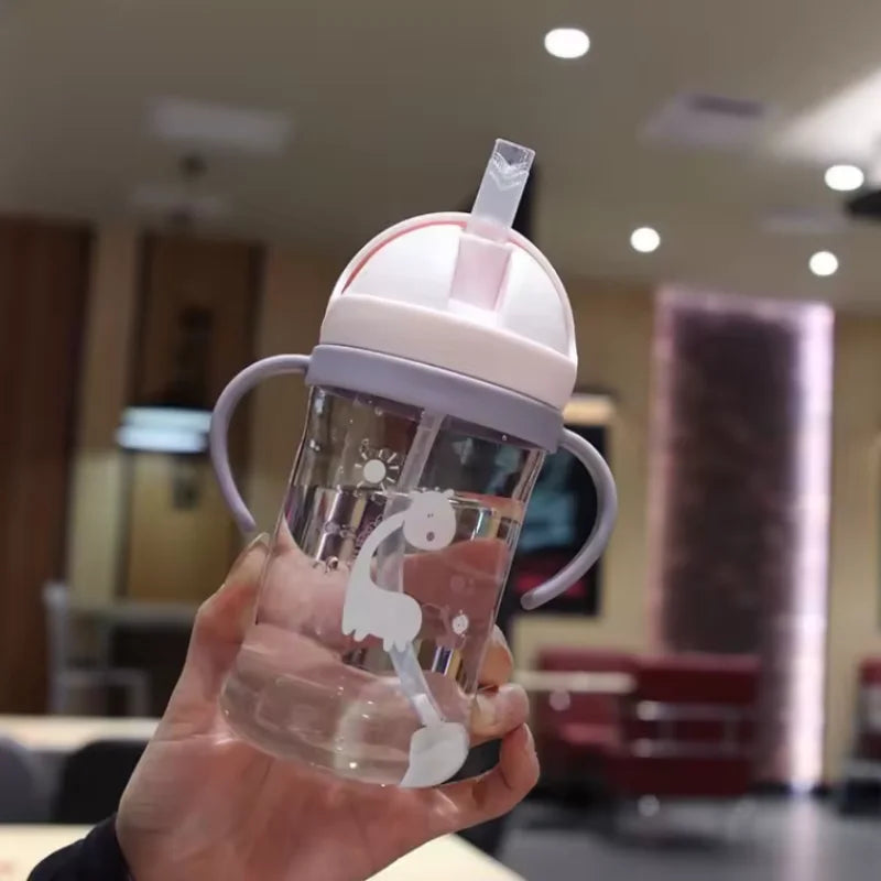 350ml Kids Gravity Cup with Straw