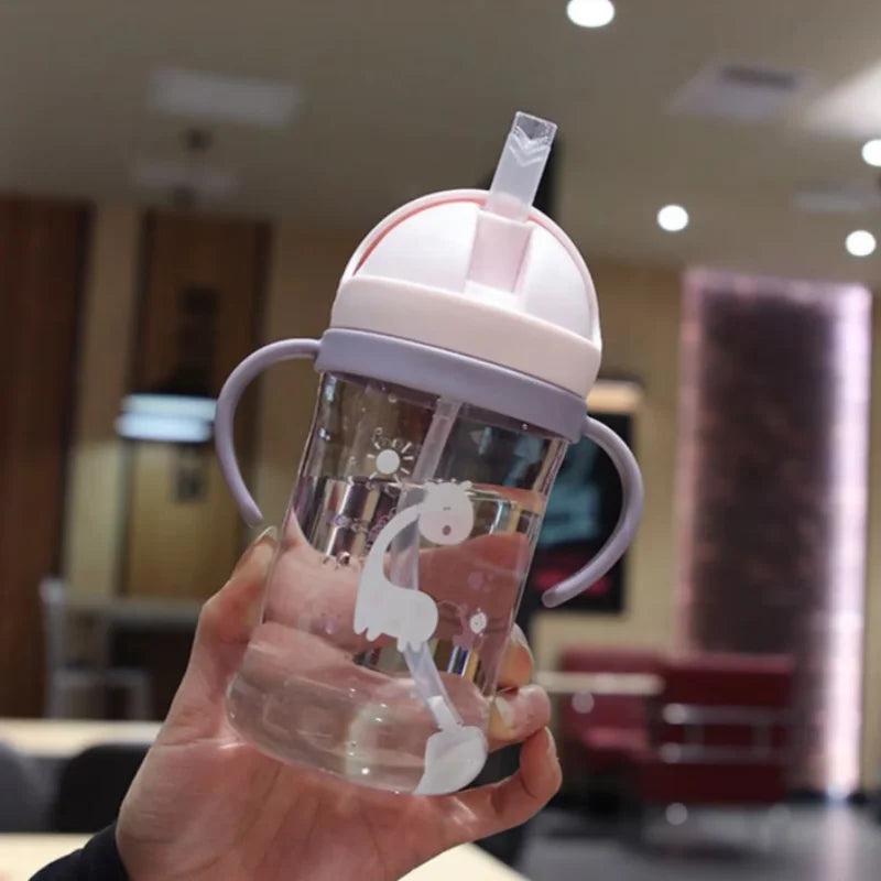 350ml Kids Gravity Cup with Straw